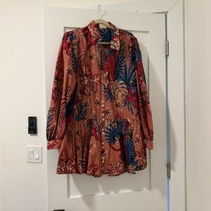 Floral Button-Up Dress